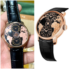 New Arrival Jacob & Co. The World is Yours Dual Time Zone Tourbillon