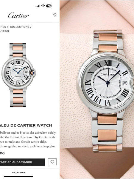 The Cartier Ballon Bleu is a luxurious and elegant timepiece that embodies Cartier’s signature craftsmanship and timeless design.