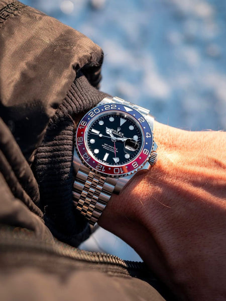 ROLEX GMT-Master II 40mm Black Dial Blue/Red