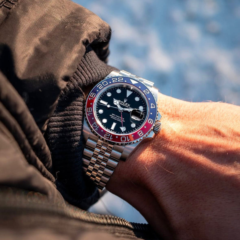 ROLEX GMT-Master II 40mm Black Dial Blue/Red