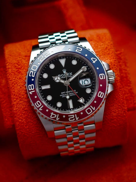 ROLEX GMT-Master II 40mm Black Dial Blue/Red