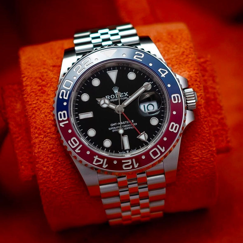 ROLEX GMT-Master II 40mm Black Dial Blue/Red