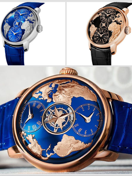 New Arrival Jacob & Co. The World is Yours Dual Time Zone Tourbillon