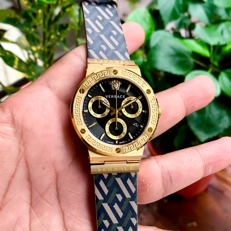 VERSACE Greca Logo Monogram Premium Store Article