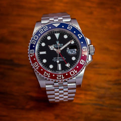ROLEX GMT-Master II 40mm Black Dial Blue/Red