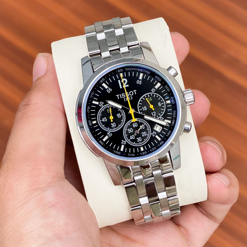 The Tissot  PRC is a classic watch destined to be worn often and for every occasion.