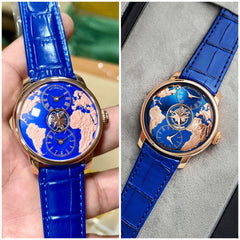 New Arrival Jacob & Co. The World is Yours Dual Time Zone Tourbillon