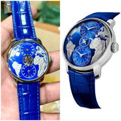 New Arrival Jacob & Co. The World is Yours Dual Time Zone Tourbillon