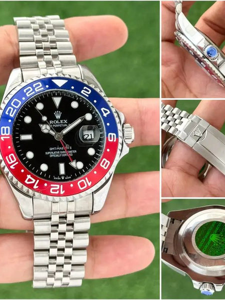 ROLEX GMT-Master II 40mm Black Dial Blue/Red