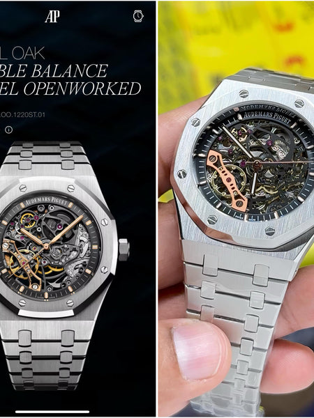 The new Audemars Piguet involves a very complex manufacturing procedure, provides greatly improved precision and stability.