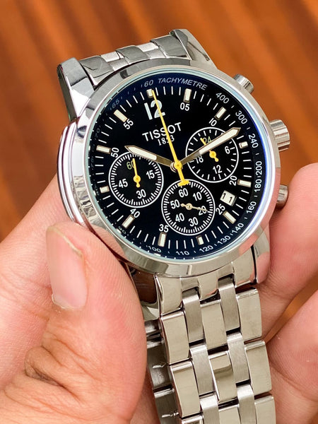 The Tissot  PRC is a classic watch destined to be worn often and for every occasion.